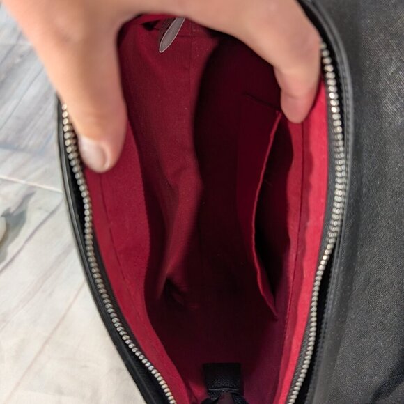 Mad Engine Black Spider Web Halloween Shoulder Handbag Purse - Picture 5 of 7